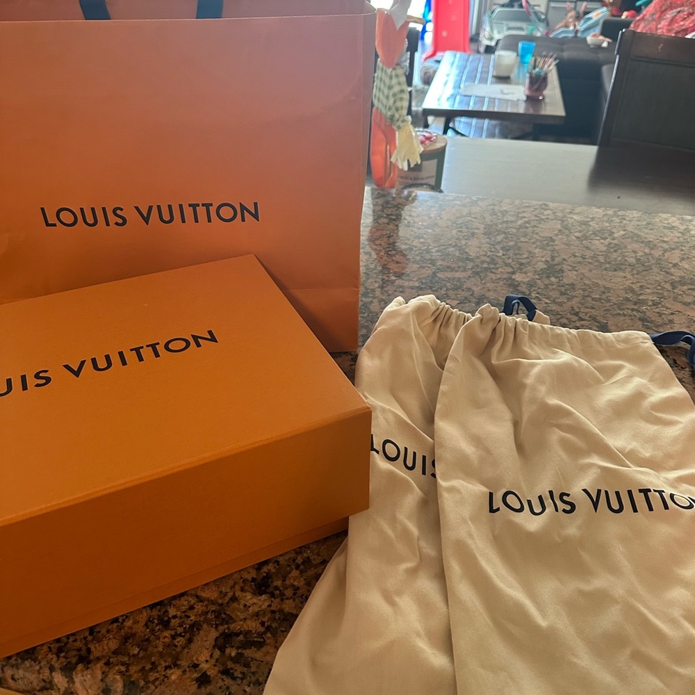 Louis Vuitton Stellar Denim Blue Sneakers - Picture 4 of 4